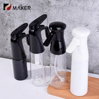 Offre Spéciale – Flacon pulvérisateur continu en plastique noir, blanc, rose de 200 ml, 300 ml, 500 ml pour coiffeur, idéal pour l'eau ou l'alcool, à brume fine