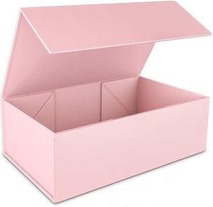Carpeta Ecológica Reutilizable con Cierre Magnético Rosa de Lujo, para Propuesta de Dama de Honor, Regalos de Cumpleaños y Empaque de Regalos Premium - Product Image 1