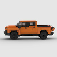 Compatible avec les briques de marque SUV, voiture de course, MOC, jouets éducatifs à assembler soi-même, blocs de construction en plastique ABS
