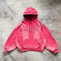 Sweat-shirt à capuche pour homme, patchwork coloré avec logo personnalisé, style streetwear décontracté, grandes tailles, manches longues, vente en gros