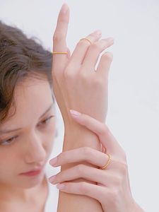 Anillos de Perlas de Oro de 18K Xinfly, Elegantes y Clásicos, Resistentes al Deslustre, para Mujer, para Regalo de Boda, Fiesta o Aniversario - Product Image 5