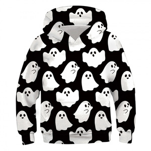 Felpa da <span class=keywords><strong>Uomo</strong></span> Autunno Inverno Stile Europeo-Americano con Stampa Digitale 3D Fantasma Spaventoso Divertente Lavorata a Maglia 100% Poliestere - Product Image 5