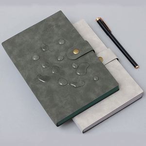 Nouveautés : Carnets A5 personnalisés avec logo imprimé, couverture souple, gris, bordeaux, marron, pour souvenirs - Product Image 1