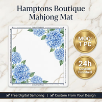 Tuiles de Mahjong Américain Portables en Acrylique Double Couche, Assortiment de Couleurs, Jeu de Société Manuel d'Extérieur pour Divertissement