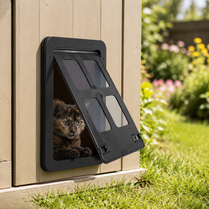Porta Magnetica Rettangolare in Plastica per Gatti, Sportello per Animali Domestici da Appendere, Senza Taglio, per Finestre e Porte, per Gatti e Cani di <span class=keywords><strong>Piccola</strong></span> Taglia - Product Image 4