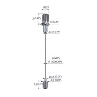 Câble en acier de haute qualité Kit de suspension de câble métallique en acier inoxydable pince de câble réglable avec vis M6