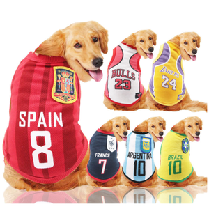 Ropa de Verano Ecológica para Perros, Chaleco Deportivo de Malla con Estampado Clásico para Perros Pequeños, Medianos y Grandes - Product Image 4