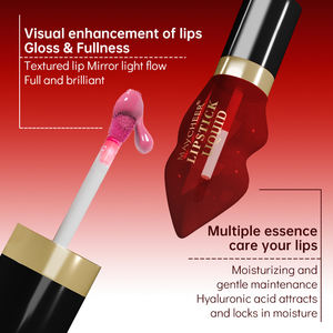 Maycheer Tasse antiadhésive Pigment imperméable longue durée Mat Vegan Liquide <span class=keywords><strong>Rouge</strong></span> <span class=keywords><strong>à</strong></span> <span class=keywords><strong>lèvres</strong></span> Maquillage Set Brillant <span class=keywords><strong>à</strong></span> <span class=keywords><strong>lèvres</strong></span> - Product Image 6