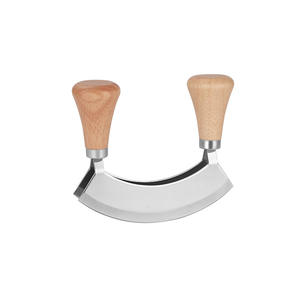 Cuchillo manual de acero inoxidable Syh1487 para picar ensaladas y cortar pizza, tipo balancín, sostenible, al por mayor - Product Image 2