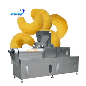 Automatic Complete crispy Small Business Use Puffed Corn Rice Puff Snacks Food Making Extruder machines