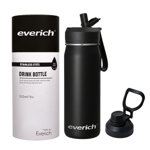 Biểu Tượng Tùy Chỉnh 32 Oz Chân Không Cách Nhiệt Flask Thép Không Gỉ Thể Thao Dưới Nước Chai Với Chống Bụi Rơm Nắp - Product Image 1