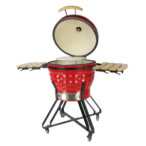 Venta al por mayor 24 pulgadas <span class=keywords><strong>asador</strong></span> barbacoa equipo terraza límite <span class=keywords><strong>pared</strong></span> diseños Kamado parrilla barbacoa argentina - Product Image 1