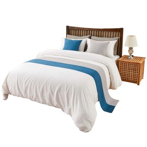 Hotel di lusso letto corridori con Design Jacquard stile semplice foglio tipo cuscino Set 300tc Thread Count per tutte le stagioni - Product Image 6