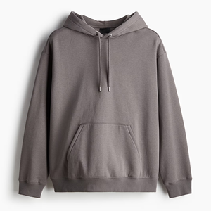 Pull à capuche surdimensionné pour homme en coton tricoté style streetwear logo personnalisé tissu doux et respirant sweat-shirt de haute qualité - Product Image 2