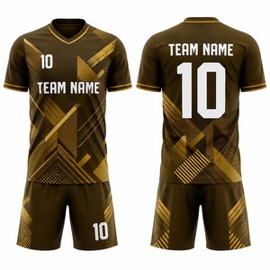 ชุดยูนิฟอร์มฟุตบอลแบบกำหนดเอง เสื้อและกางเกงขาสั้น ระบายอากาศ แห้งเร็ว ชุดทีม ผลิตจำนวนมาก มีหลายสีให้เลือก - Product Image 3