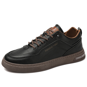 Zapatos Deportivos Casuales de Moda para Hombre, Transpirables, con Suela de Goma Impermeable, Forro Antideslizante, Parte Superior de PU Flexible, Estilo para Caminar - Product Image 4
