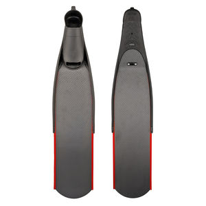 Aloma Maßgefertigte Professionelle Carbon-Flossen Lange Tauch- und Apnoe-Flossen zum Speerfischen für Erwachsene Gummi-Schwimmflossen - Product Image 1