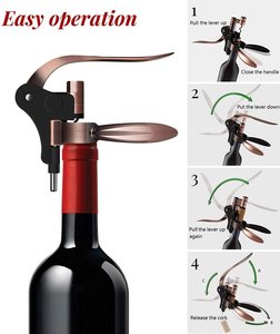 OEM Professional Wine Tools Kit Premium Opener Corkscrew Opener and Wine Aerator 4 in 1 Wine Opener Gift Set - Product Image 4