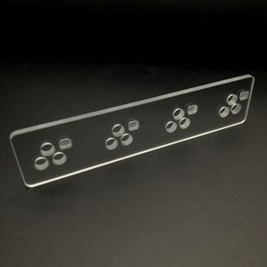 <span class=keywords><strong>Verre</strong></span> ultra-clair, perçage au laser, usinage CNC de précision, meulage et rainurage des bords, <span class=keywords><strong>verre</strong></span> trempé - Product Image 2