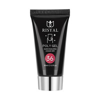 Gel Poly Scintillant 30ML Sans HEMA Rose pour Extension d'Ongles Acrylique Semi-Permanent Vernis à Ongles pour Manucure en Salon