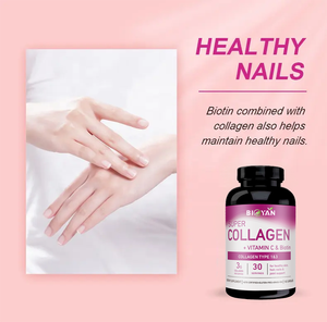 ยาไบโอตินวิตามินซีอาหารเสริมแคปซูลสำหรับบำรุงผิวเล็บและสุขภาพเส้นผม - Product Image 4