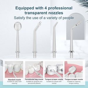 เครื่องทำความสะอาดช่องปากแบบพกพาไร้สาย TAHATH รุ่น Compact Handheld ชาร์จไฟได้ มาตรฐานกันน้ำ IPX6 เหมาะสำหรับการเดินทาง - Product Image 5