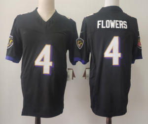 2026 Vendita all'Ingrosso Maglia Retrò Baltimore 4 Flowers F.U.S.E. da Uomo Maglie da Calcio Americane Cucite VP Limited - Product Image 3