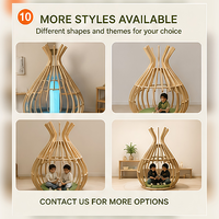 Aire de jeux sensorielle intérieure en bois, style cage à oiseaux, cabine de lecture pour enfants, pour garderie, école maternelle, espace de jeux, maternelle, garderie