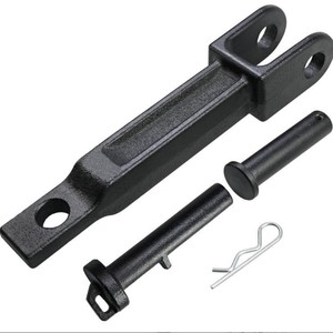 ตะขอลากรถ A20-6014 สำหรับ Peterbilt Kenworth พร้อมโซ่แบบ Pull Pin 2 รูยึด วัสดุเหล็ก - Product Image 4