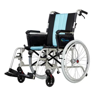 8.8kg镁合金轻质轮椅，带符合人体工程学的靠背，成人20英寸宽座椅轮椅，可折叠便携式Mag