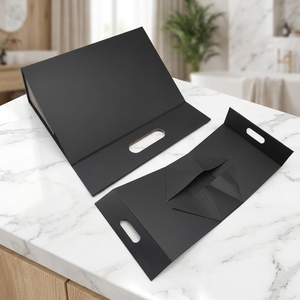 High-end Towel Packaging | Magnetic Folding Triangle <b>Box</b> | High-Volume MOQ - Product Image 1