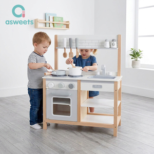 Ensemble de <span class=keywords><strong>cuisine</strong></span> éducatif interactif et écologique personnalisable Asweets pour enfants, maison de jeu <span class=keywords><strong>en</strong></span> <span class=keywords><strong>bois</strong></span> - Product Image 2