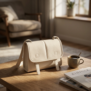 Sac messager rétro en cuir PU pour femme, sac à bandoulière texturé, idéal pour le quotidien et le shopping - Product Image 2