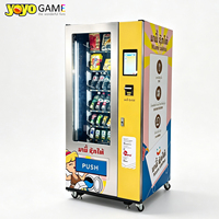 Distributore Automatico Intelligente 24 Ore su 24 per Snack e Bevande, Multimedio di Pagamento, Attrezzatura Smart con Adesivi Personalizzabili