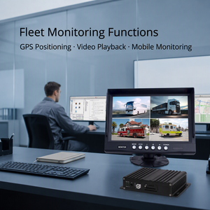 Enregistreur vidéo mobile 4G GPS WiFi 4/8 canaux pour véhicule, 1080P 720P avec carte SD VGA pour bus, <span class=keywords><strong>camion</strong></span>, flotte - Product Image 4