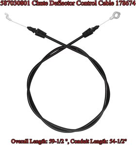 Déflecteur de câble de commande en acier inoxydable PY Brand, garantie de 3 mois, AYP <span class=keywords><strong>Husqvarna</strong></span> Craftsman Sears Jonsered Poulan - Product Image 3