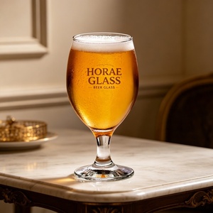 Vaso de Cerveza Transparente en Forma de Tulipán de 440 ml, Copas para Cerveza Artesanal, Cristalería de Grado Comercial para Bares y Pubs, Logotipo Personalizado Disponible - Product Image 3