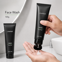 Kit de Soins Visage Homme OEM/ODM : Hydratant Jour & Nuit, Nettoyant Visage, Gommage Facial – Routine Quotidienne en Tube Noir – Marque Privée