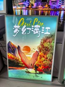 Khung nhôm cao cấp với hộp đèn LED cho màn hình quảng cáo, kích thước A2 và A4, giá đỡ từ tính, góc tròn - Product Image 6