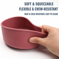 Boîte à lunch en silicone personnalisée avec logo OEM ODM, 700 ml, qualité alimentaire, boîte bento ronde, fabricant avec plus de 10 ans d'expérience, couleur personnalisée directement de l'usine