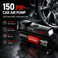 Compresseur d'air numérique intelligent 12V 150 PSI 40L/min pour voiture et SUV, fabricant OEM