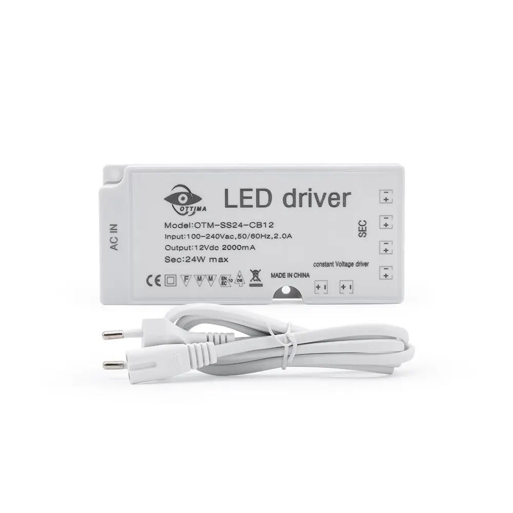Hot Sale LED Constant Voltage Driver DC12V 24V 18-100W Cabinet Light Led Driver Sensor Switch Kitchen Under Cabinet Light Led