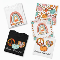 Badges thermocollants à bas parfum, sûrs, en PET, à toucher doux, pour vêtements d'enfants, avec motifs de dessins animés
