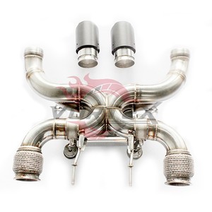 Système d'échappement OEM en acier inoxydable Valvetronic Catback After Market pour McLaren 720S, sortie directe avec section avant - Product Image 3