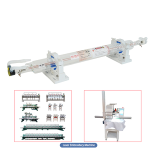 Tube laser CO2 en verre de 40W, 43W, 48W, 55W de la fabrique Yongli, longueur 720-1000mm, pièce d'équipement laser pour machine de broderie laser - Product Image 1
