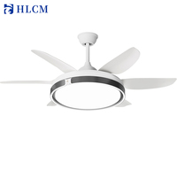 Lámpara de Techo Moderna para Oficina en Casa con Motor de Cobre de 96W, Ahorro de Energía, Control Remoto, 3 Colores de Luz LED, CRI 90, Garantía de 10 Años