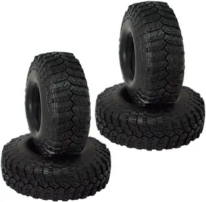 Neumático sobre orugas para Axial SCX10, 90047 D90 D110 Tamiya CC01 para Traxxas TRX-4, 1,9 ", con insertos de espuma de repuesto