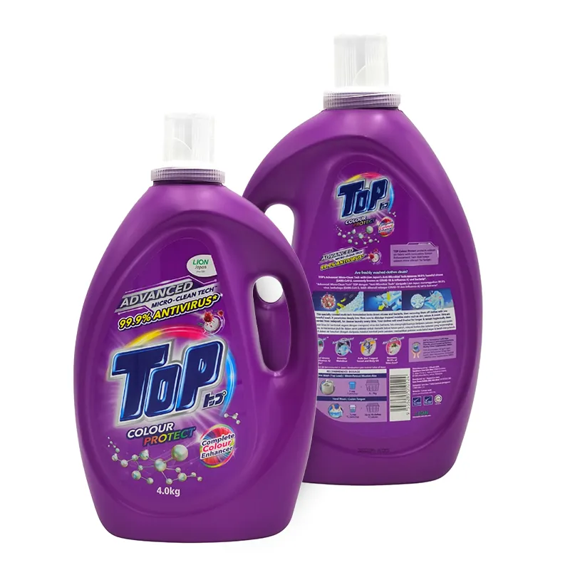 Top Det Color Protect (roxo) 3.6kg protege as cores do tecido enquanto limpa manchas visíveis e invisíveis