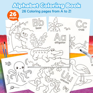 Раскраски Joycat для малышей: раскраска-алфавит для мальчиков и девочек, 26 страниц с буквами от А до Я - Product Image 2