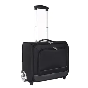 Oytb-1060 adedi 100 adet Oem siyah renk iş 16 inç naylon valiz seyahat naylon valiz erkekler için seyahat bavul